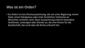 Vorschau - Arbeitsblätter - AB mit Fragen zum Thema "Orden" + Lösungsblatt - Seite 2