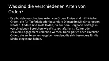 Vorschau - Arbeitsblätter - AB mit Fragen zum Thema "Orden" + Lösungsblatt - Seite 3