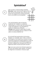 Vorschau - Spiele - Bingo Addition + Subtraktion positive und negative Zahlen (bis ± 30) - Seite 1