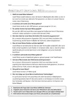 Vorschau - Arbeitsblätter - AB mit Fragen zum Thema "Lionel Messi" + Lösungsblatt - Seite 2