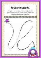 Vorschau - Arbeitsblätter - Feinmotorik- Übungen mit Knete, Pom-Pom, Faden - Seite 2