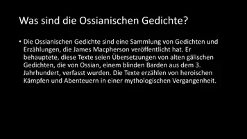 Vorschau - Arbeitsblätter - AB mit Fragen zum Thema "Ossian" + Lösungsblatt - Seite 3