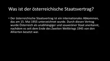 Vorschau - Arbeitsblätter - AB mit Fragen zum Thema "Österreichischer Staatsvertrag" + Lösungsblatt - Seite 2