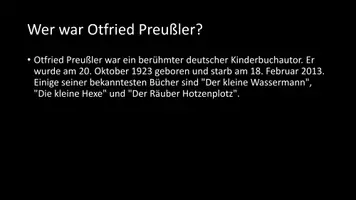 Vorschau - Arbeitsblätter - AB mit Fragen zum Thema "Otfried Preußler" + Lösungsblatt + Infografik - Seite 3