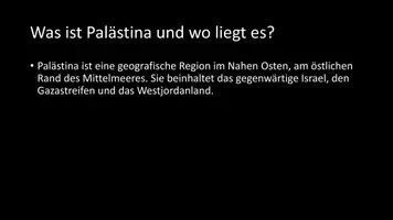 Vorschau - Arbeitsblätter - AB mit Fragen zum Thema "Palästina" + Lösungsblatt + Infografik - Seite 3
