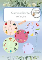 Vorschau - Spiele - Anlaute Klammerkarten mit Kontrolle - Deckblatt