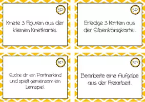 Vorschau - Spiele - Offene Aufgabenkartei für die Freiarbeit - Seite 1