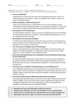 Vorschau - Arbeitsblätter - AB mit Fragen zum Thema "Mikroskop" + Lösungsblatt + Infografik - Seite 2