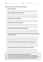 Vorschau - Arbeitsblätter - AB mit Fragen zum Thema "Mikroskop" + Lösungsblatt + Infografik - Deckblatt