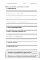 Vorschau - Arbeitsblätter - AB mit Fragen zum Thema "Milchstraße" + Lösungsblatt + Infografik - Deckblatt