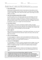 Vorschau - Arbeitsblätter - AB mit Fragen zum Thema "Meteorologie" + Lösungsblatt - Seite 1