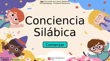 Vista previa - Juegos / Gamificación - Conciencia silábica - página 1