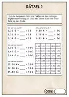 Vorschau - Arbeitsblätter - Escape Room Mathe Klasse 3 - Seite 2