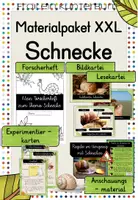 Vorschau - Stundenentwürfe - Materialpaket XXL Schnecke - Deckblatt