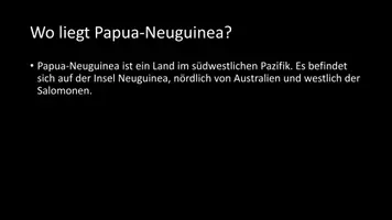 Vorschau - Arbeitsblätter - AB mit Fragen zum Thema "Papua-Neuguinea" + Lösungsblatt - Seite 2