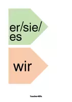 Vorschau - Präsentationen/Tafelbilder - Personalformen, ihre Endungen und Beispiele zum Üben - Seite 2
