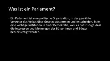 Vorschau - Arbeitsblätter - AB mit Fragen zum Thema "Parlament" + Lösungsblatt + Infografik - Seite 3