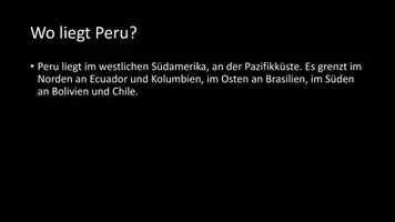 Vorschau - Arbeitsblätter - AB mit Fragen zum Thema "Peru" + Lösungsblatt + Infografik - Seite 3