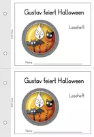 Vorschau - Arbeitsblätter - Leseheft sinnentnehmendes Lesen - Gustav feiert Halloween - Klasse 2+3 - Seite 1