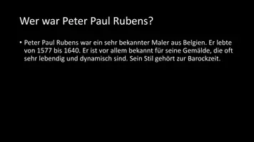 Vorschau - Arbeitsblätter - AB mit Fragen zum Thema "Peter Paul Rubens" + Lösungsblatt + Infografik - Seite 3