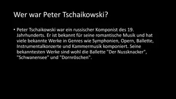 Vorschau - Arbeitsblätter - AB mit Fragen zum Thema "Peter Tschaikowski" + Lösungsblatt + Infografik - Seite 3