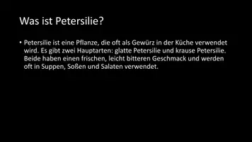 Vorschau - Arbeitsblätter - AB mit Fragen zum Thema "Petersilie" + Lösungsblatt - Seite 2