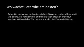 Vorschau - Arbeitsblätter - AB mit Fragen zum Thema "Petersilie" + Lösungsblatt - Seite 3