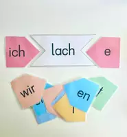 Vorschau - Präsentationen/Tafelbilder - Personalformen, ihre Endungen und Beispiele zum Üben - Deckblatt