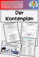 Vorschau - Arbeitsblätter - Einführung des Kontenplans BwR 8 II Lehrplan Plus - Deckblatt