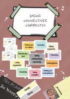 Vorschau - Arbeitsblätter - Using connectives correctly - cards and mind map worksheets including solution sheet - Deckblatt