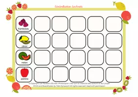 Aperçu - Apprentissages en autonomie - Généralisation de Fruits - Page 2