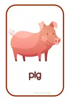 Vista previa - Decoración del aula - Flashcards de Animales de la Granja - Farm Animals Flashcards - página 3