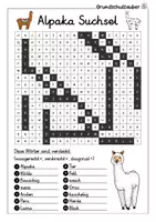 Vorschau - Spiele - Alpaka Suchsel - Buchstabengitter - Seite 2