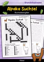 Vorschau - Spiele - Alpaka Suchsel - Buchstabengitter - Deckblatt