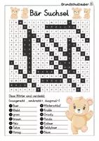 Vorschau - Spiele - Bär Suchsel - Buchstabengitter - Seite 2