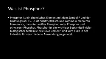 Vorschau - Arbeitsblätter - AB mit Fragen zum Thema "Phosphor" + Lösungsblatt + Mindmap - Seite 3