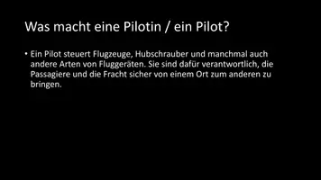 Vorschau - Arbeitsblätter - AB mit Fragen zum Thema "Pilotinnen und Piloten" + Lösungsblatt - Seite 2