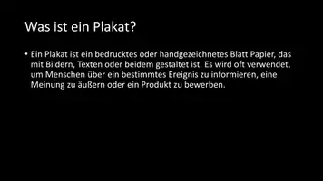 Vorschau - Arbeitsblätter - AB mit Fragen zum Thema "Plakate" + Lösungsblatt + Infografik - Seite 3