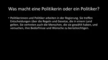 Vorschau - Arbeitsblätter - AB mit Fragen zum Thema "Politikerinnen und Politiker" + Lösungsblatt + Infografik - Seite 3