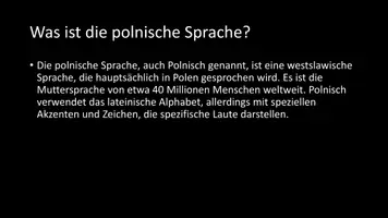 Vorschau - Arbeitsblätter - AB mit Fragen zum Thema "Polnische Sprache" + Lösungsblatt - Seite 2