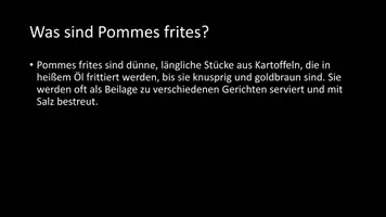 Vorschau - Arbeitsblätter - AB mit Fragen zum Thema "Pommes frites" + Lösungsblatt - Seite 2