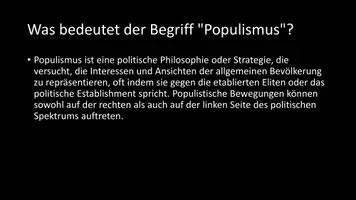 Vorschau - Arbeitsblätter - AB mit Fragen zum Thema "Populismus" + Lösungsblatt + Infografik - Seite 3