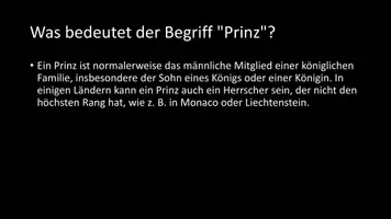 Vorschau - Arbeitsblätter - AB mit Fragen zum Thema "Prinz" + Lösungsblatt - Seite 2