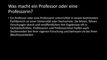 Vorschau - Arbeitsblätter - AB mit Fragen zum Thema "Professorinnen und Professoren" + Lösungsblatt - Seite 2