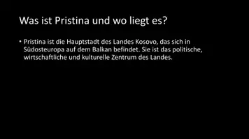 Vorschau - Arbeitsblätter - AB mit Fragen zum Thema "Pristina" + Lösungsblatt - Seite 2