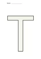 Vorschau - Stationenlernen - Buchstabe T / t 10 Arbeitsblätter + Stationenlernen - Seite 1