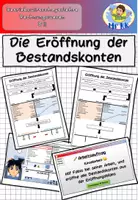 Vorschau - Stundenentwürfe - Eröffnung der Bestandskonten BwR 8 II Lehrplan Plus - Deckblatt