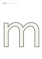 Vorschau - Arbeitsblätter - Buchstabe M / m 10 Arbeitsblätter + Stationenlernen - Seite 2