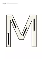 Vorschau - Arbeitsblätter - Buchstabe M / m 10 Arbeitsblätter + Stationenlernen - Seite 3
