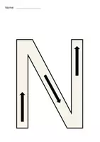 Vorschau - Arbeitsblätter - Buchstabe N / n 10 Arbeitsblätter + Stationenlernen - Seite 3